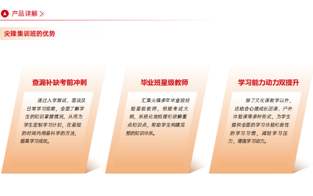 集训班优势