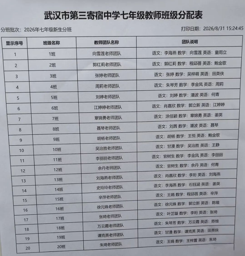 武汉第三寄宿中学 武汉第三寄宿中学